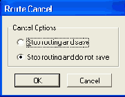   Route Cancel